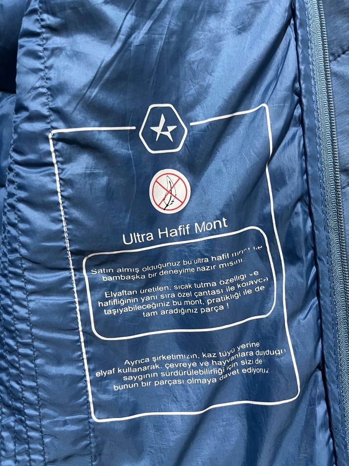 Altınyıldız Mavi Fermuarlı Erkek Spor Ceket - Görsel 5