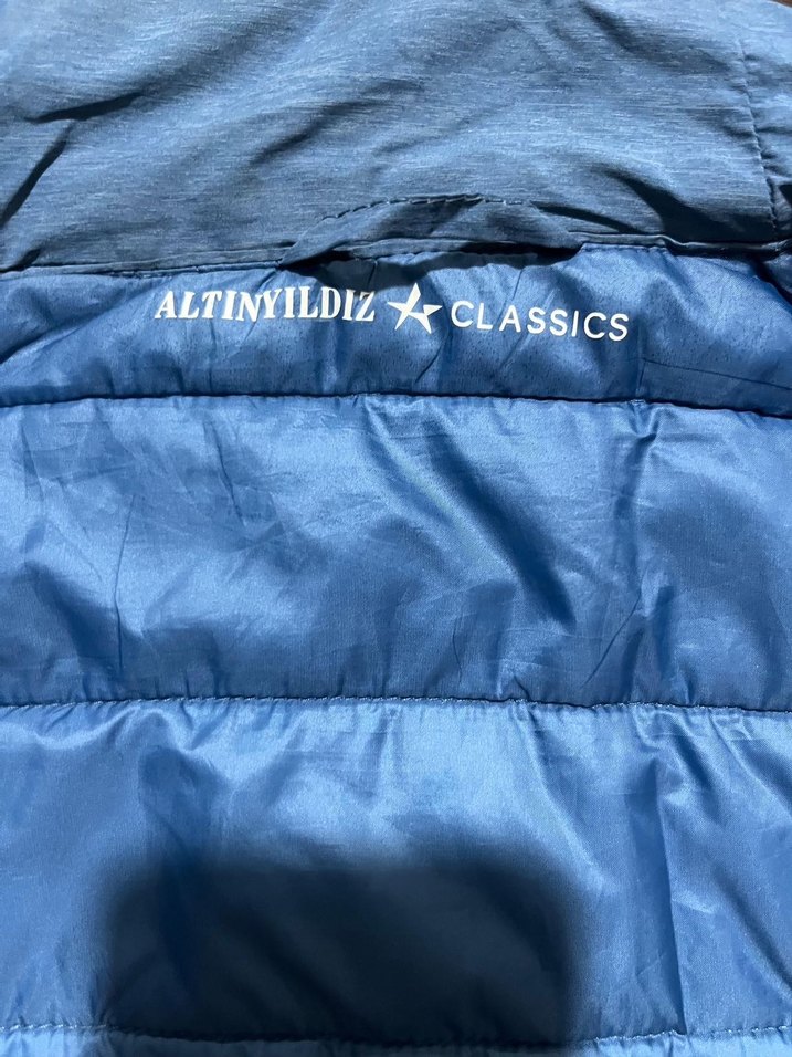 Altınyıldız Mavi Fermuarlı Erkek Spor Ceket - Görsel 4