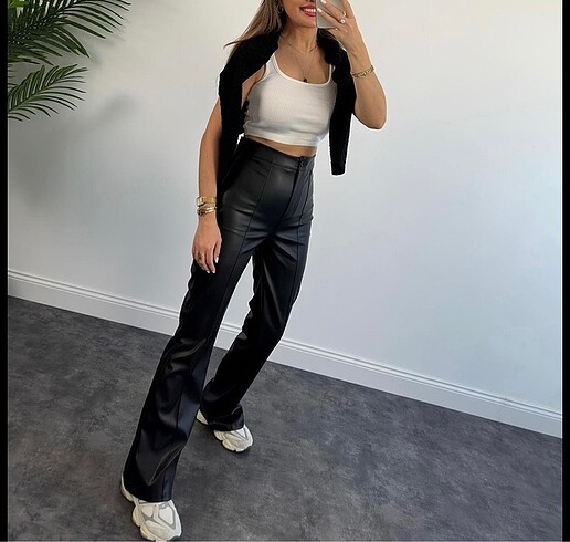 Diğer Deri pantalon
