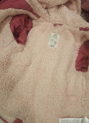 Pembe kız çocuk mont