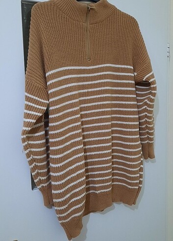 universal Beden camel Renk Yumuşacık triko tunik.