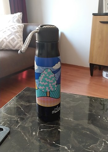 Çocuk Termosu 600ml Çok Renkli - Görsel 2