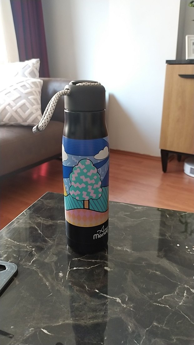 Çocuk Termosu 600ml Çok Renkli - Görsel 2