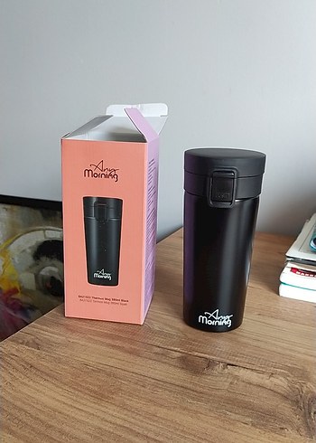 Any Morninh Siyah Termos - Görsel 2