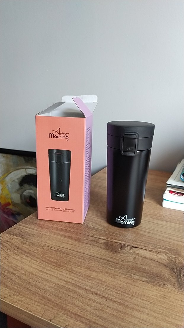 Any Morninh Siyah Termos - Görsel 2