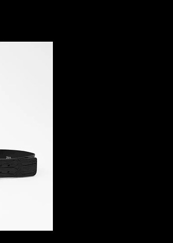 Zara Siyah Deri Kemer - Görsel 2