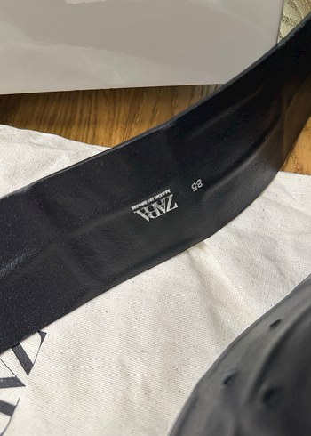 Zara Siyah Deri Kemer - Görsel 5