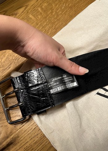 Zara Siyah Deri Kemer - Görsel 6