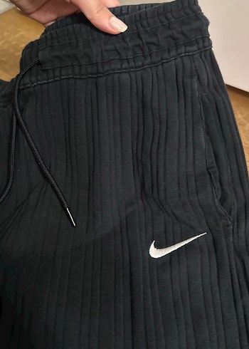 Nike Siyah Kadın fitilli Pantolon - Görsel 3