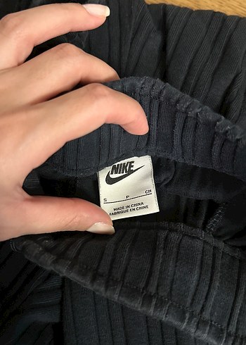 Nike Siyah Kadın fitilli Pantolon - Görsel 4