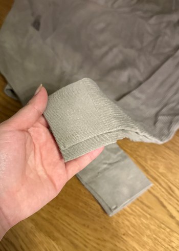 H&M Bej Kadın Uzun Kollu Crop Top - Görsel 4