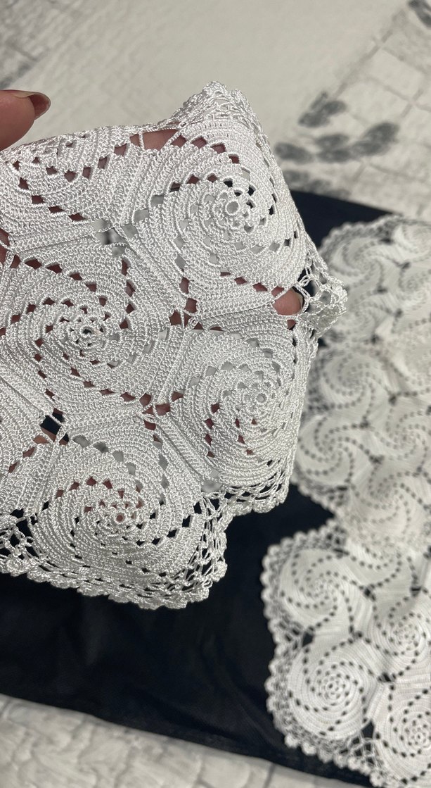 Bohem Tarzı El Yapımı Dantel Motifleri 6 adet - Görsel 2