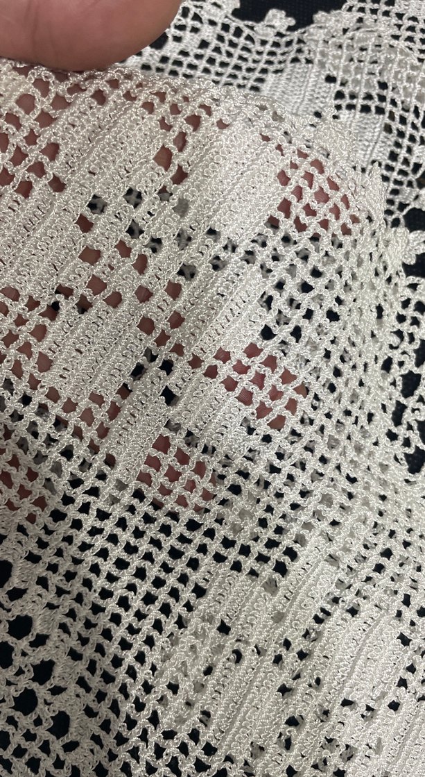 Bohem Çiçek Desenli El Örgüsü Dantel 4 parça - Görsel 5