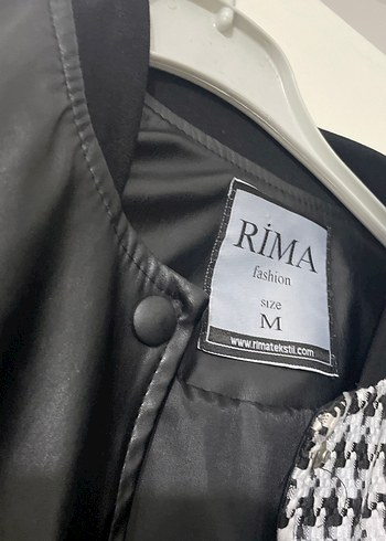 Düğmeli Siyah Deri Desenli Bomber Ceket - Görsel 6