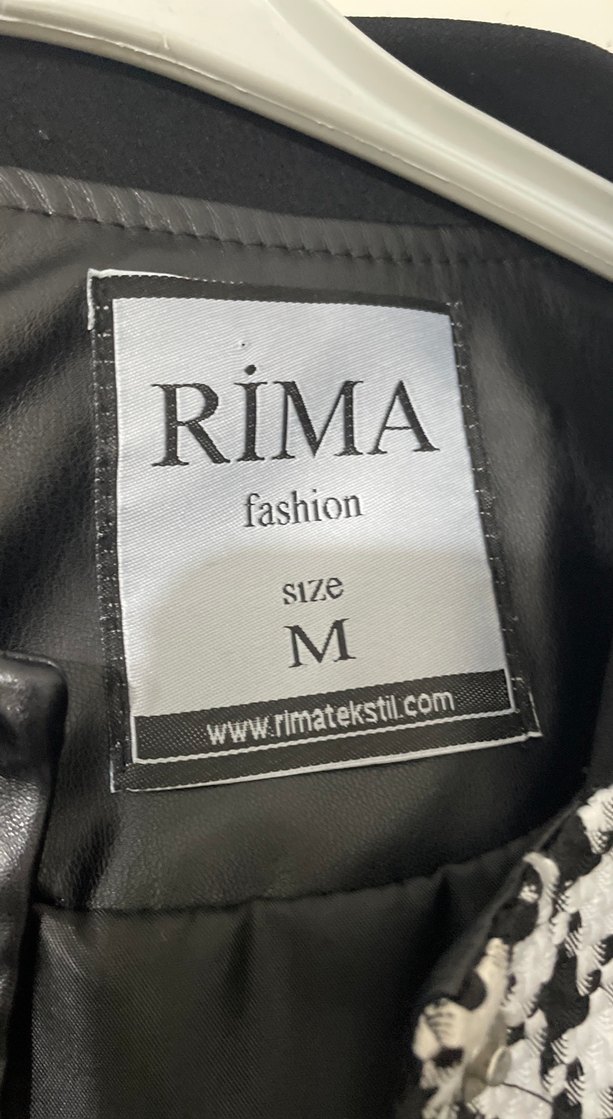 Düğmeli Siyah Deri Desenli Bomber Ceket - Görsel 5