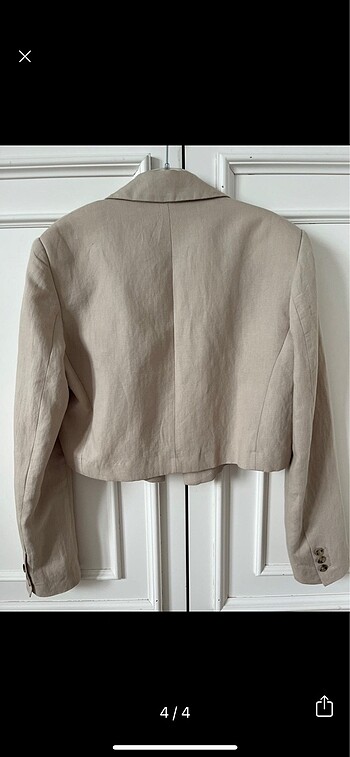 xs Beden ten rengi Renk Crop blazer