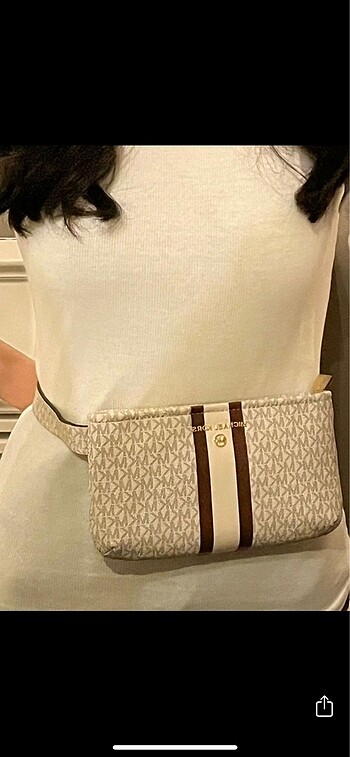 Beden kahverengi Renk Michael kors bel çantası