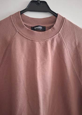 l Beden Kadın Bej Oversize Sweatshirt