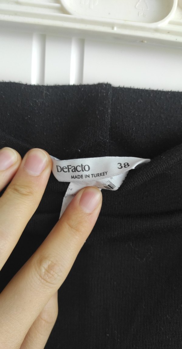 Siyah Drapeli midi Kadın Etek - Görsel 2