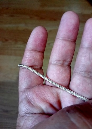 Minimalist Parlak ithal gümüş Kadın Bileklik