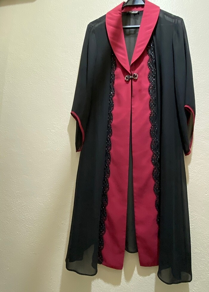 Abiye tunik tesettür tunik kaftan - Görsel 5