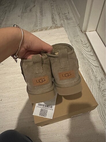38 Beden kahverengi Renk Ugg ultra mini