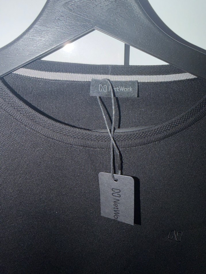 Siyah Oversize Erkek Sweatshirt - Görsel 2