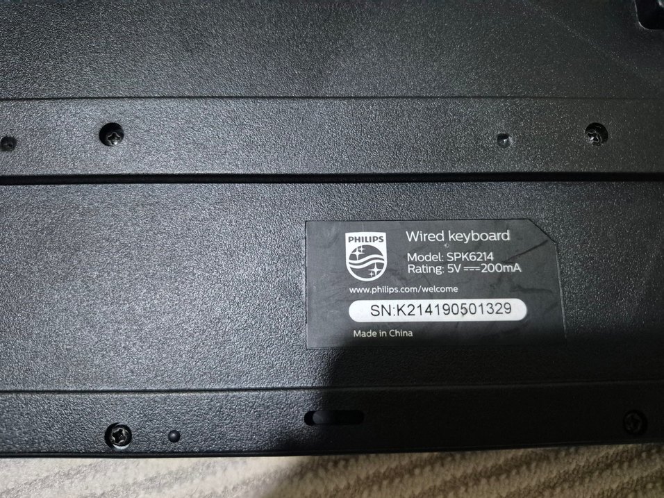 Philips Siyah Kablolu Klavye - Görsel 5