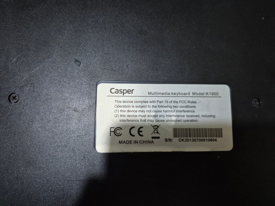 Casper Marka Kablolu Klavye - Görsel 5