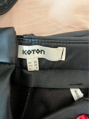 Koton Koton deri şort
