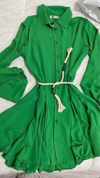 Diğer Yeşil mini elbise yeni ve etiketli