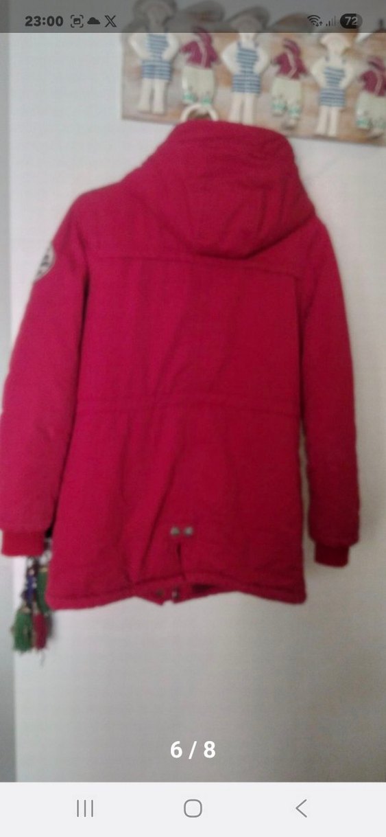 ithal bordo(koyu kirmizi mont) - Görsel 2