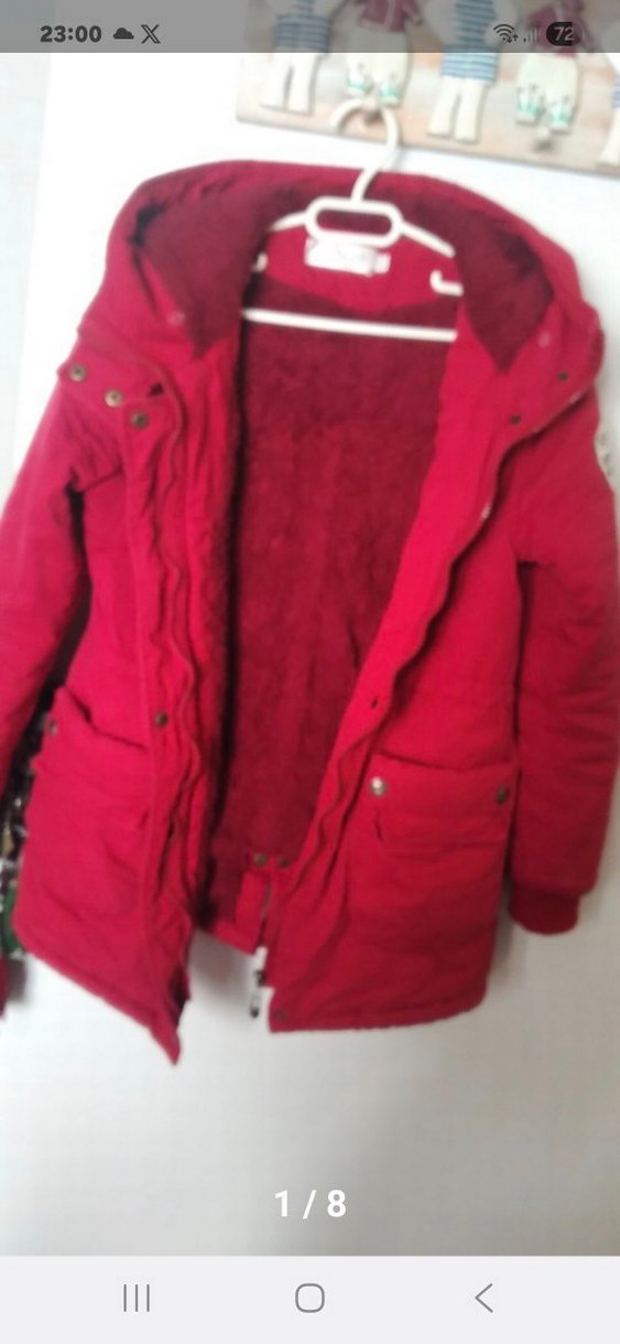 ithal bordo(koyu kirmizi mont) - Görsel 4