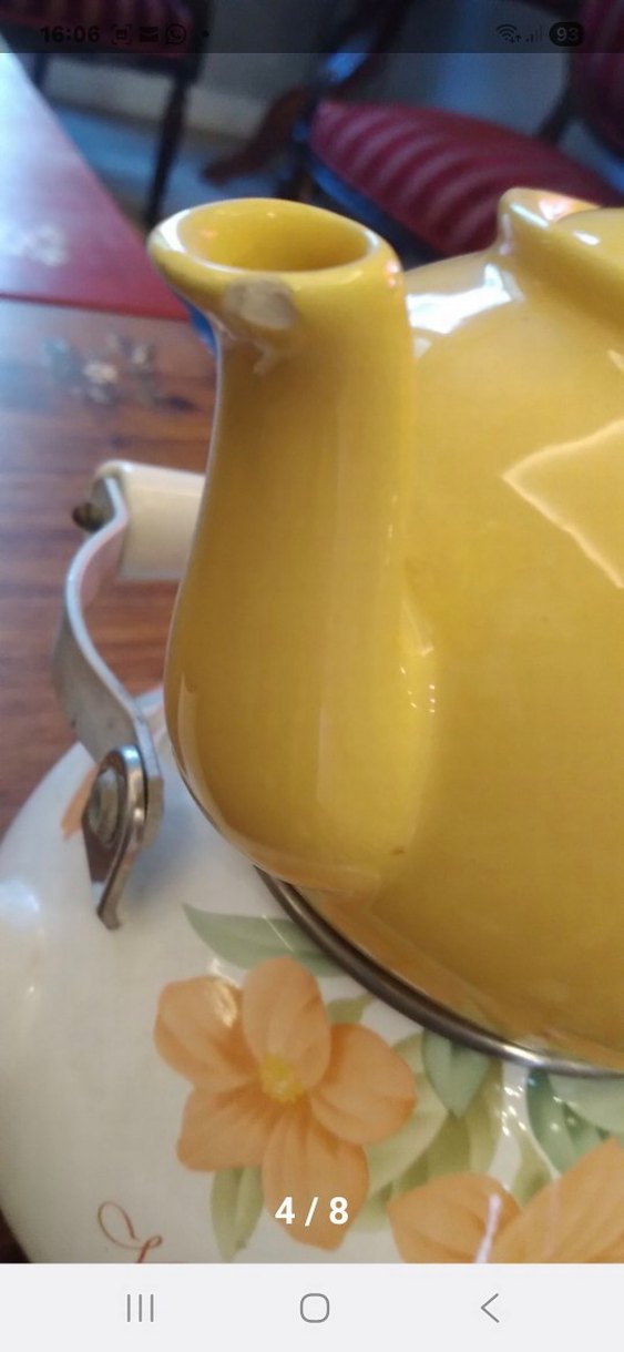 alti emaye ustu porselen caydanlik - Görsel 4