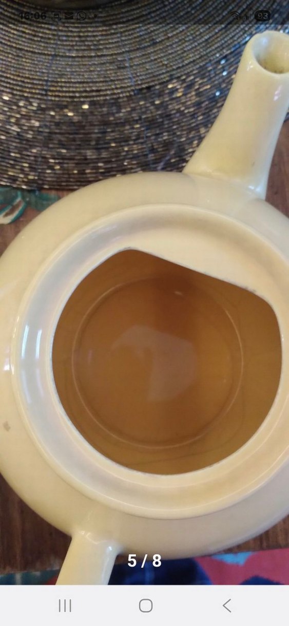 alti emaye ustu porselen caydanlik - Görsel 5