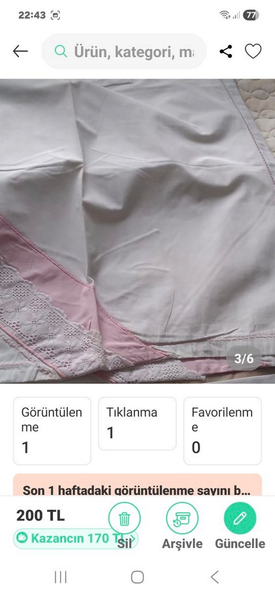 4 adet yastik bir adet yorgan agzi - Görsel 3