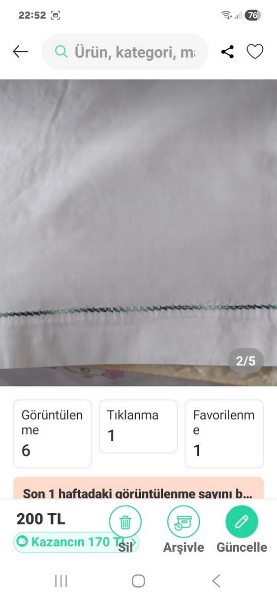 2 adet yatak kenari 2 adet yastik - Görsel 5