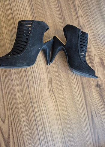 siyah suet 36 numara - Görsel 5