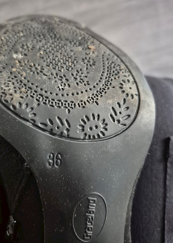 siyah suet 36 numara - Görsel 7