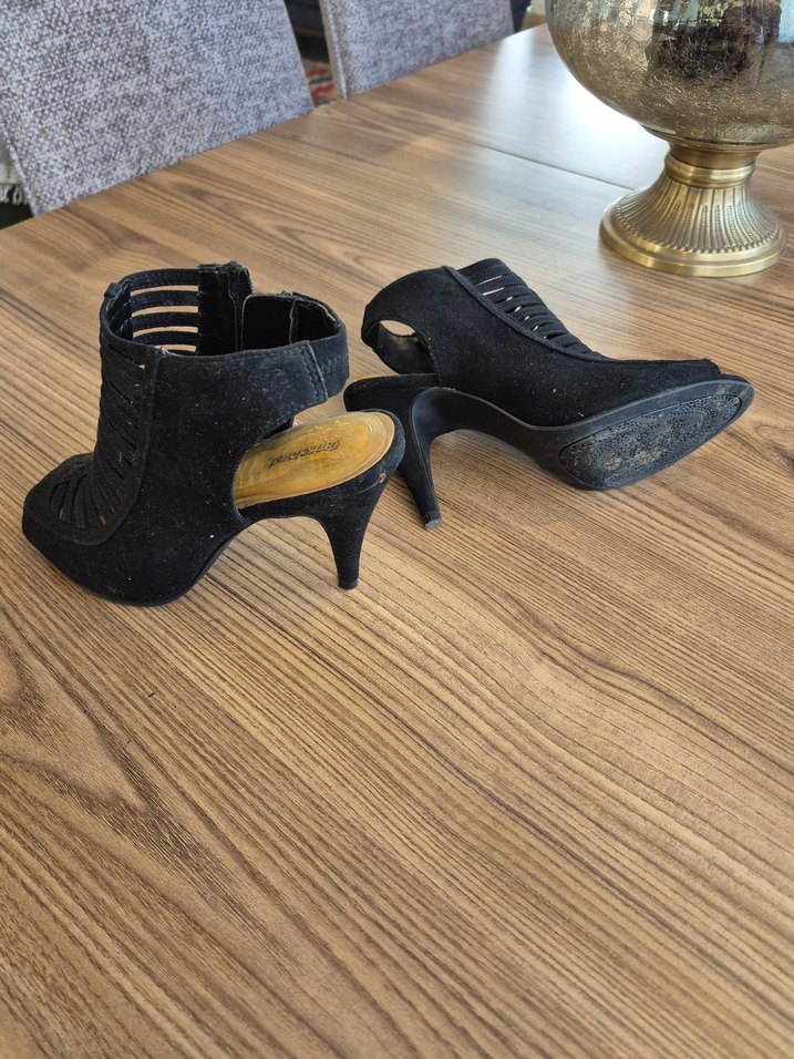 siyah suet 36 numara - Görsel 4