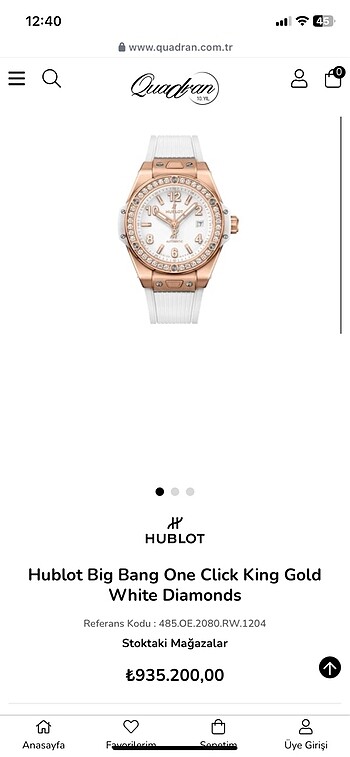 Hublot saat