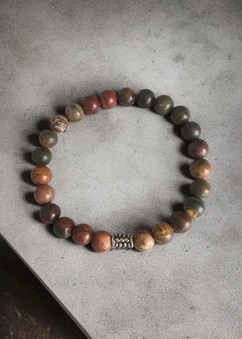 Jasper taşı bileklik - Görsel 2