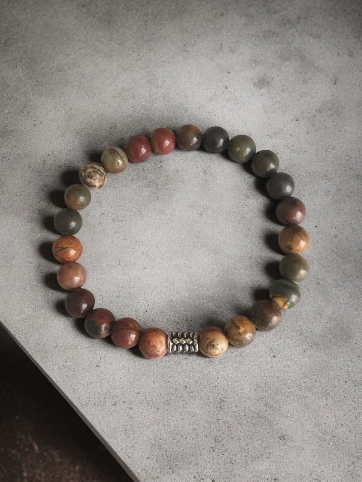 Jasper taşı bileklik - Görsel 2