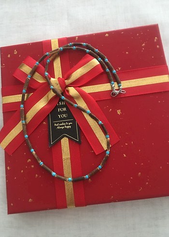 Bohem Renkli Uzun Kolye - Görsel 3