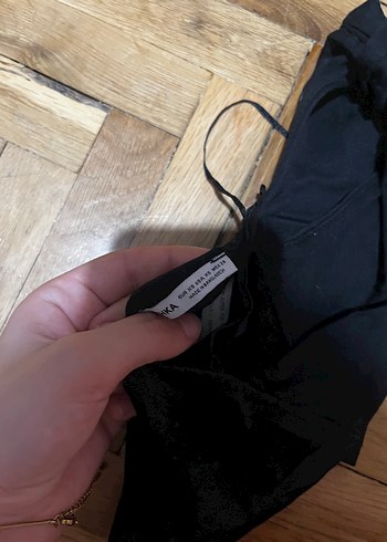 Siyah Bershka crop - Görsel 2