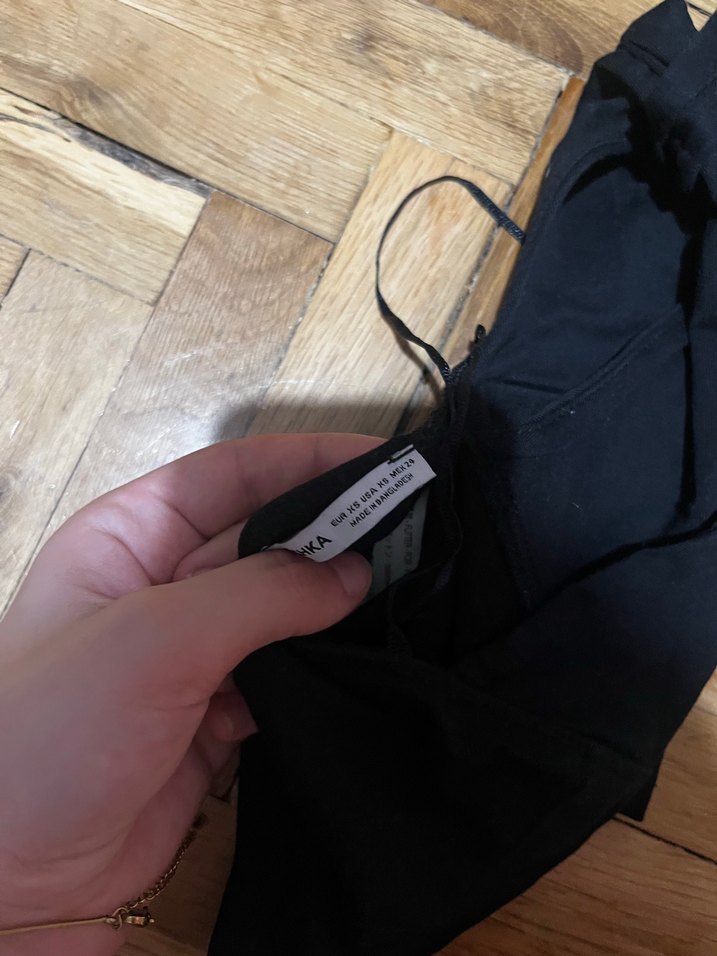 Siyah Bershka crop - Görsel 2