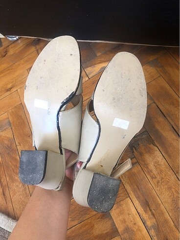 36 Beden Bej Günlük Kısa Topuk Kadın Ayakkabı
