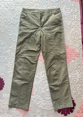 Kadın Haki Vintage Kot - Görsel 3