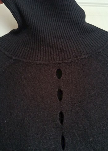 i Siyah Yün Kadın Kazak - Görsel 6