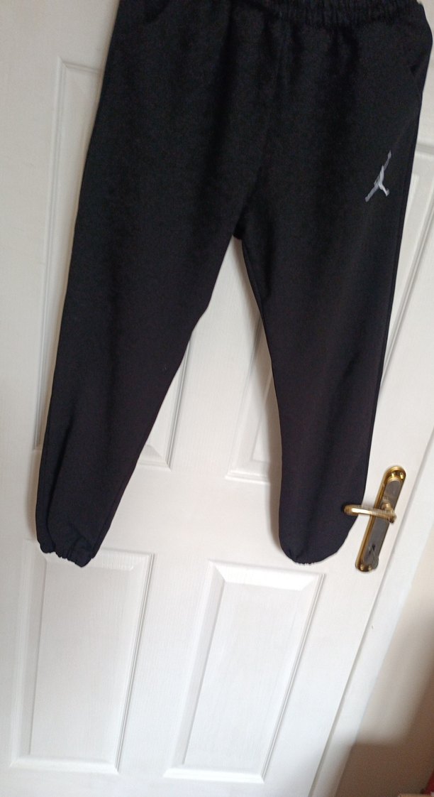 bayan Siyah Rahat Kesim Eşofman Altı - Görsel 3